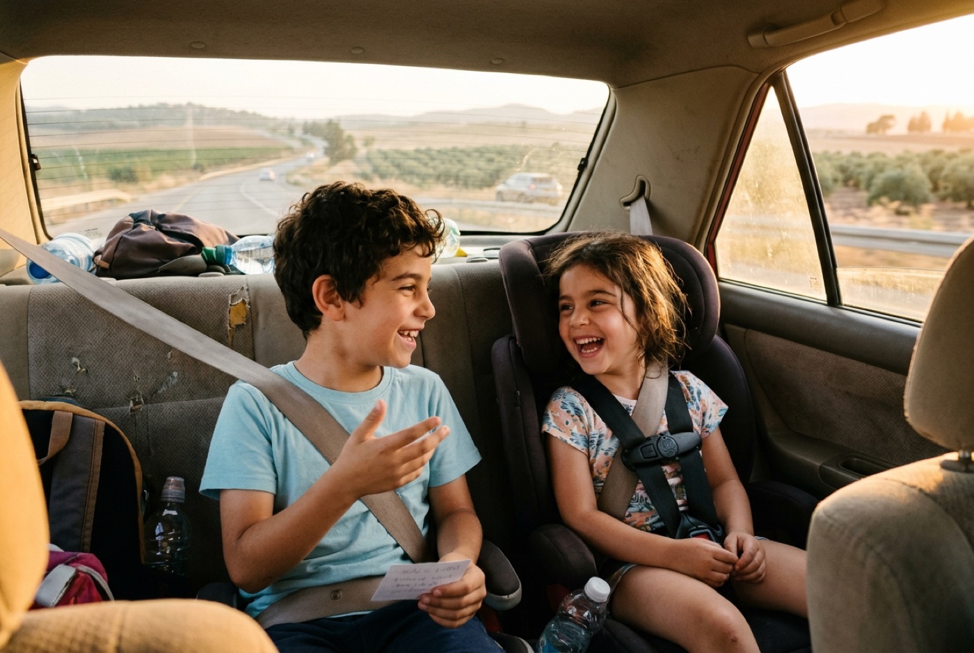 15 משחקי נסיעה לאוטו בלי ציוד: שפה, חשיבה ודמיון